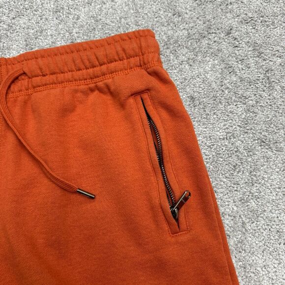 Maison Article Shoe Palace Jogger Sweatpants Men Medium Rust Orange Fleece 32x26 - Picture 6 of 16